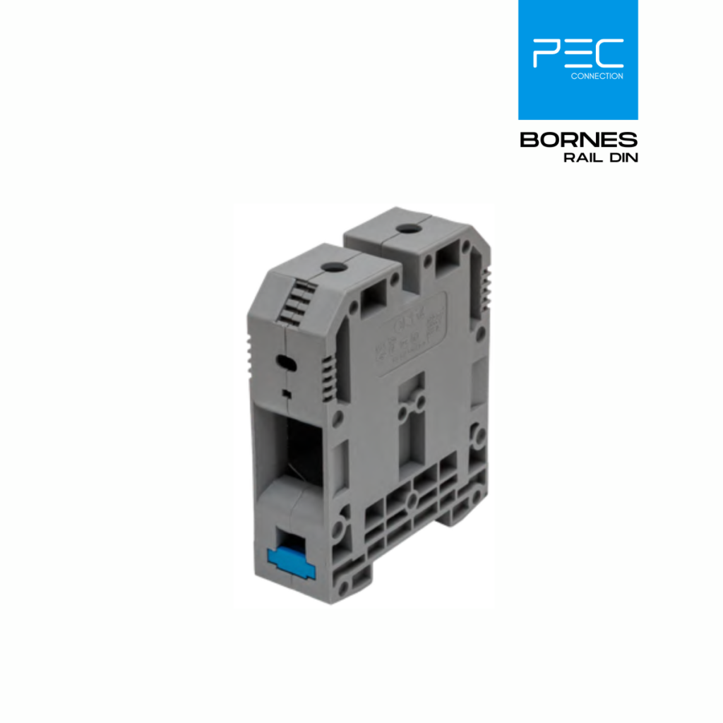 Bornes rail DIN