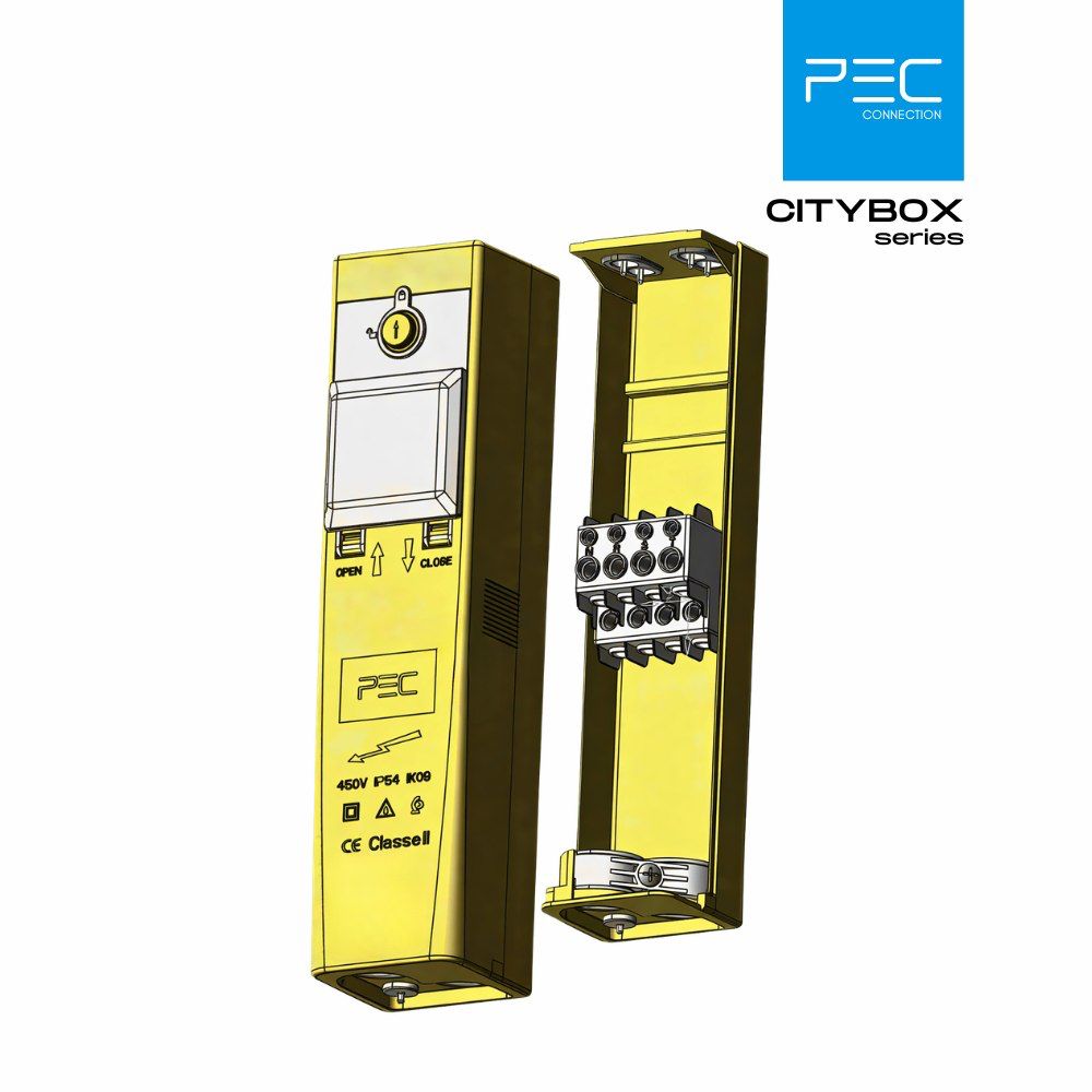 CityBox – Boîtiers de raccordement pour candélabres 4x16mm, 4x35mm et 4x50mm