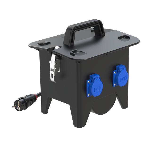 Coffret mobile caoutchouc PCE Ried – 4 × 2P+T