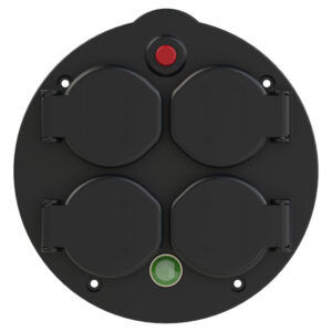 Disque central pour enrouleur XREEL Ø 250 mm – 4 prises 2P+T