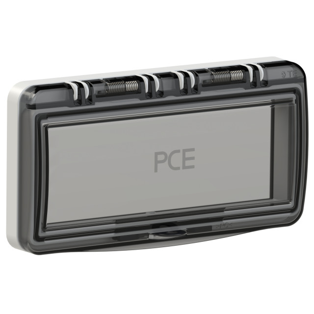 Fenêtre de protection 9 modules IP44/IP54 gris clair