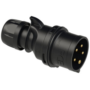 Fiche CEE 32 A 3P+N+T 400 V 6h IP44 SHARK noire