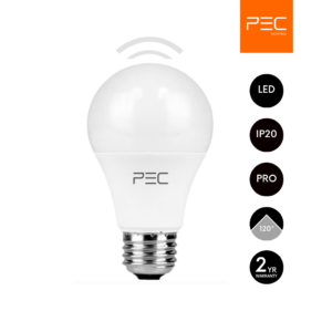 Lampe LED A60 E27 Détection de mouvement + Capteur de lumière
