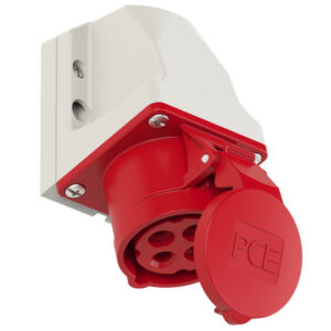Prise murale CEE compacte 16 A 3P+T 400 V 6h IP44
