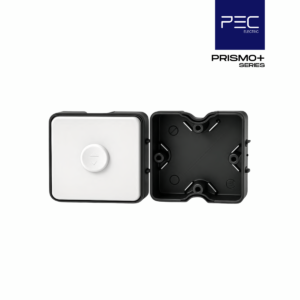 Prismo Plus – Boîte d’encastrement carrée 70×70 mm avec couvercle