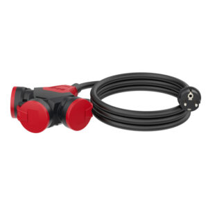 Rallonge 1,5 m H07RN-F 3G1,5 noir – fiche 2P+T / triplette 2P+T – réf. 9809013156884-p